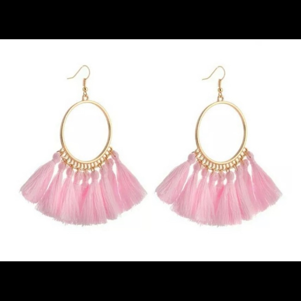 🔥Fringe BOHO Dangle Earrings NWT🏷 - Picture 2 of 8